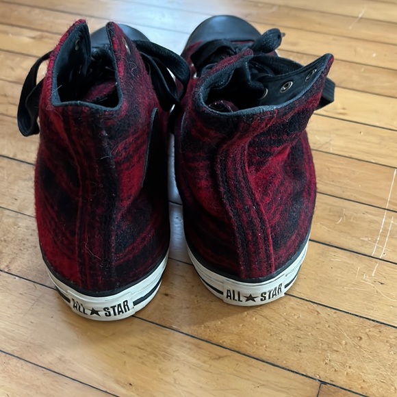 Woolrich X Chuck Taylor Hi-Top All Stars - Sz 11 - Picture 4 of 12